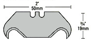 100 HOOK TRIMMING BLADES IN CELLO WRAP - Image 3
